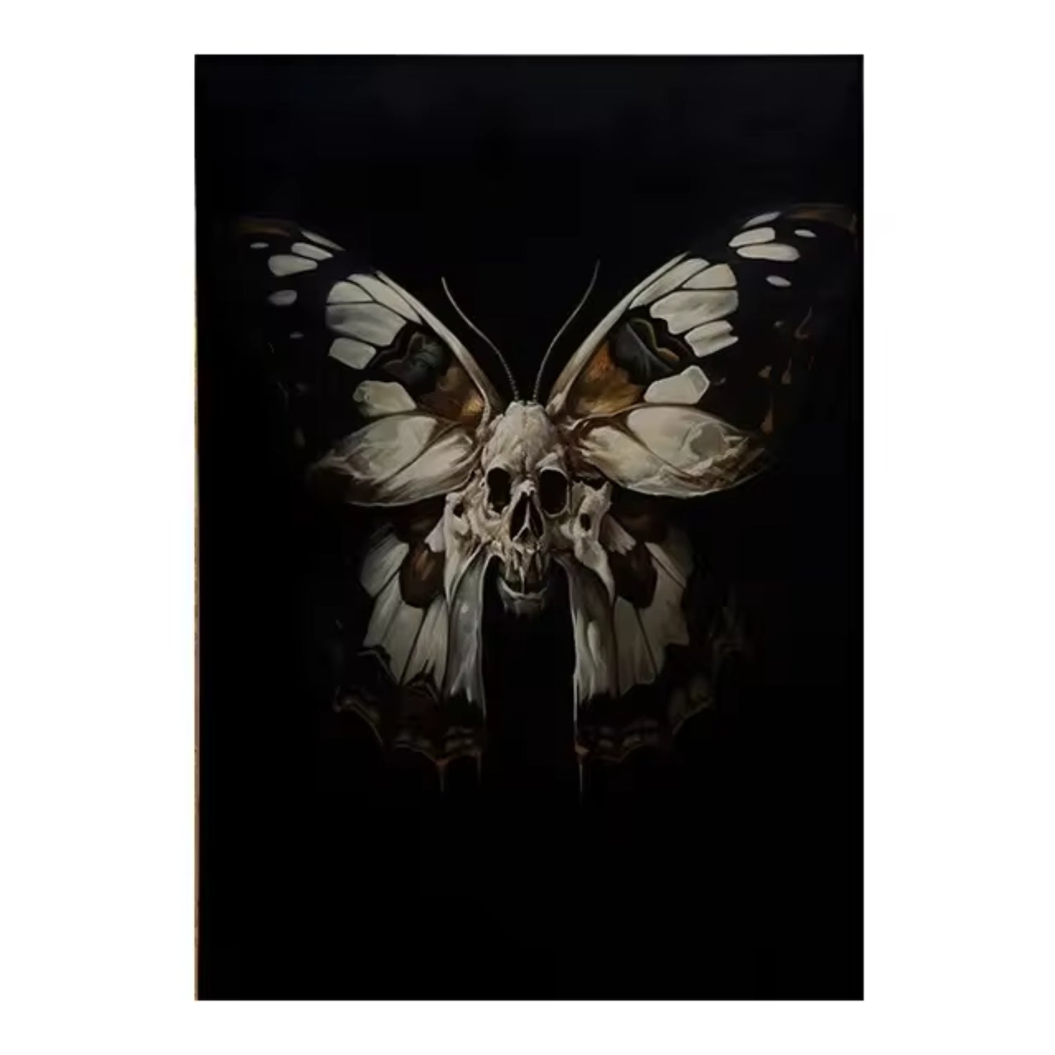 Halloween glittery butterfly skull cheapest Decor