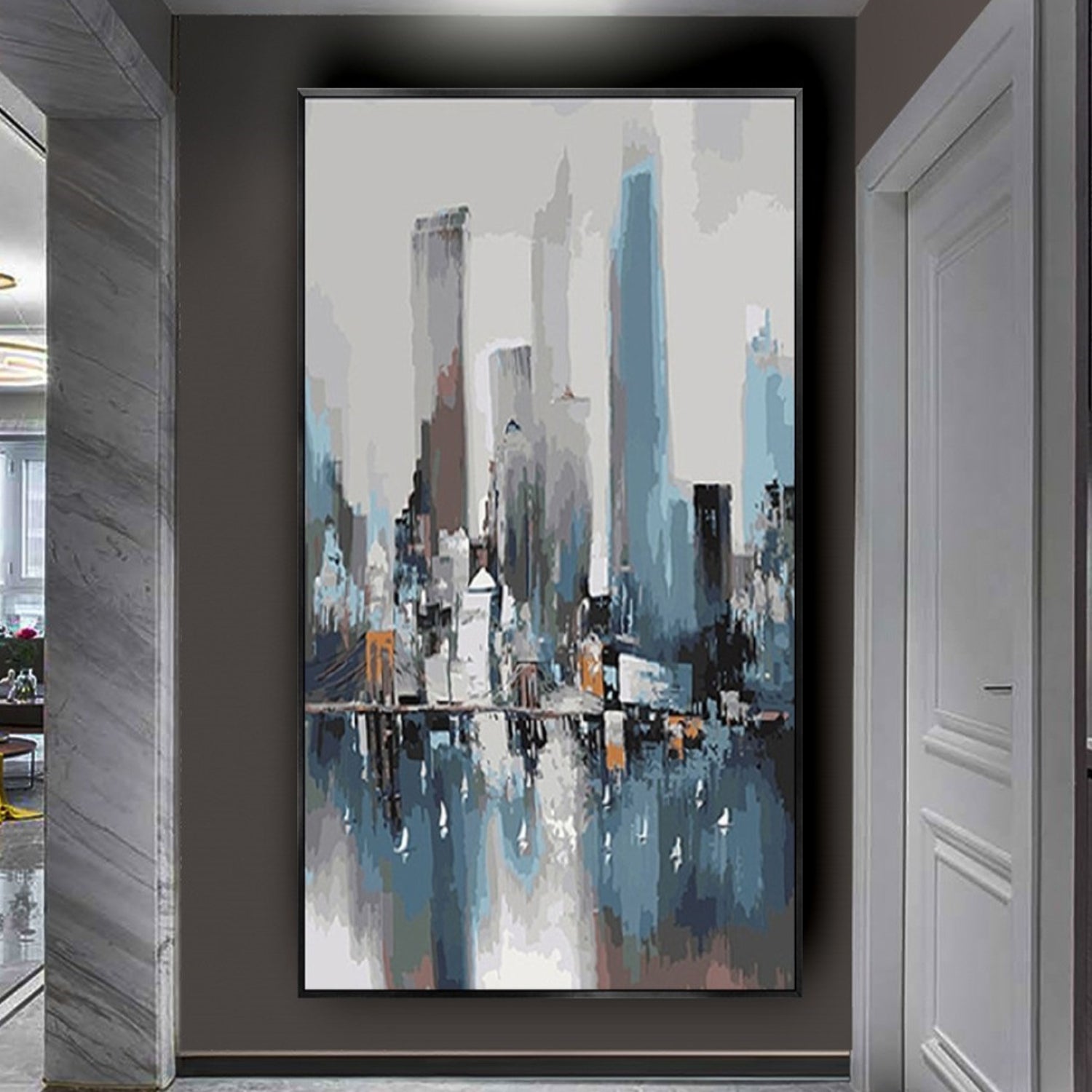Peintures à L'huile Abstraites De Paysages