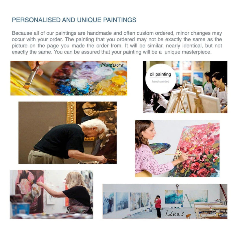 Van Gogh Inspired Almond Blossom Painting – Hand-Painted Golden Floral Wall Art