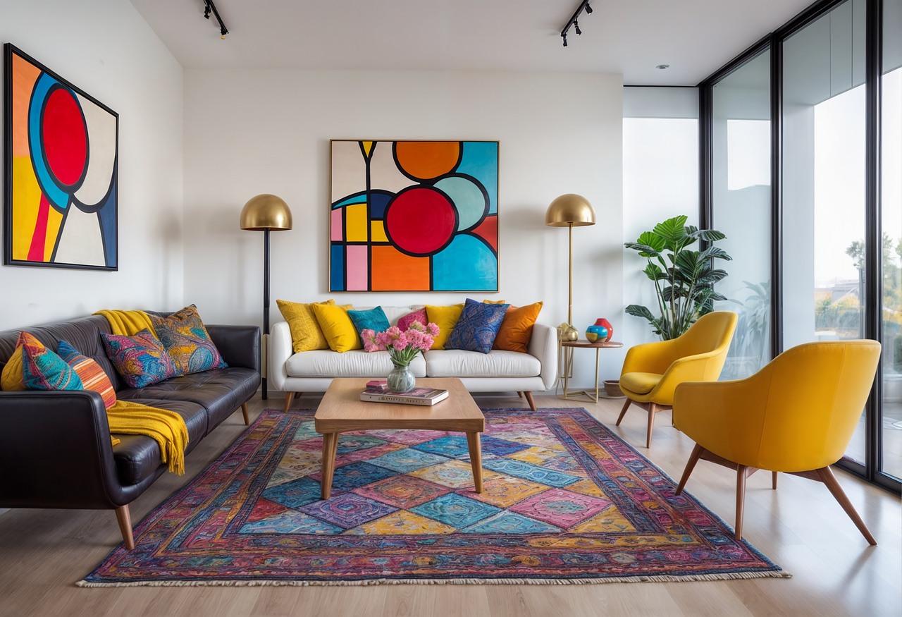 Top Interior Design Trends Featuring Modern Art 2025 – My Modern Art