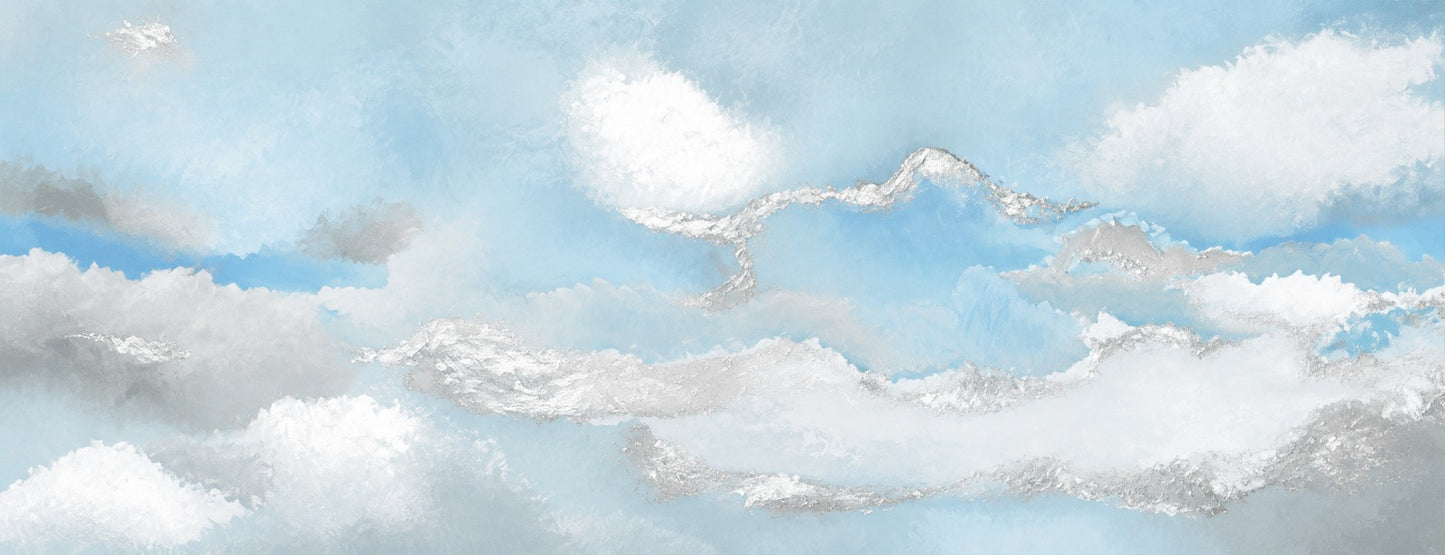 Beautiful Rainy Sky 100% Hand Painted Wall Artwork