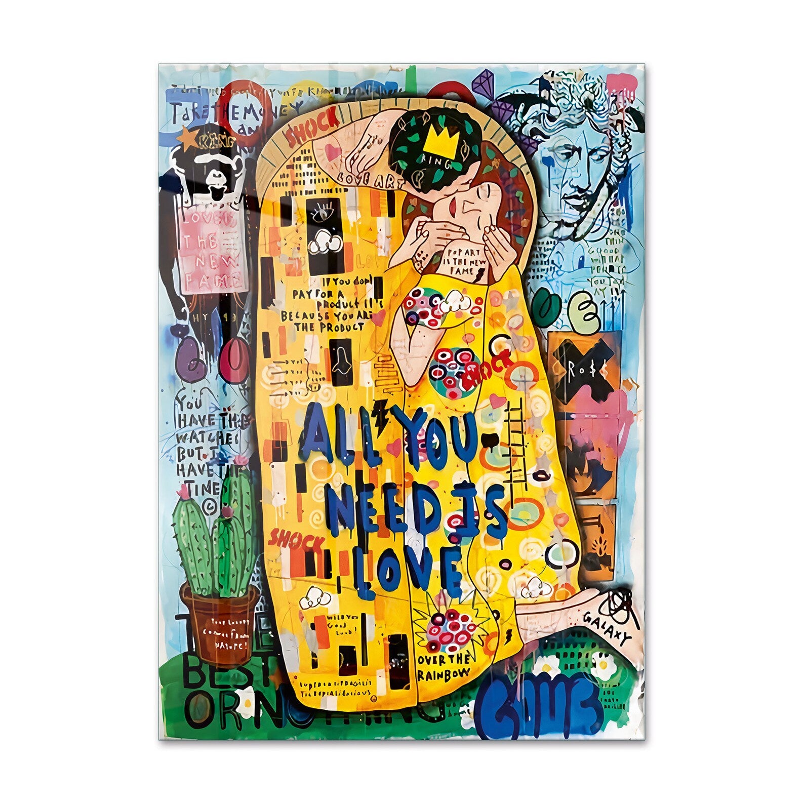 Gustav Klimt The Kiss Graffiti