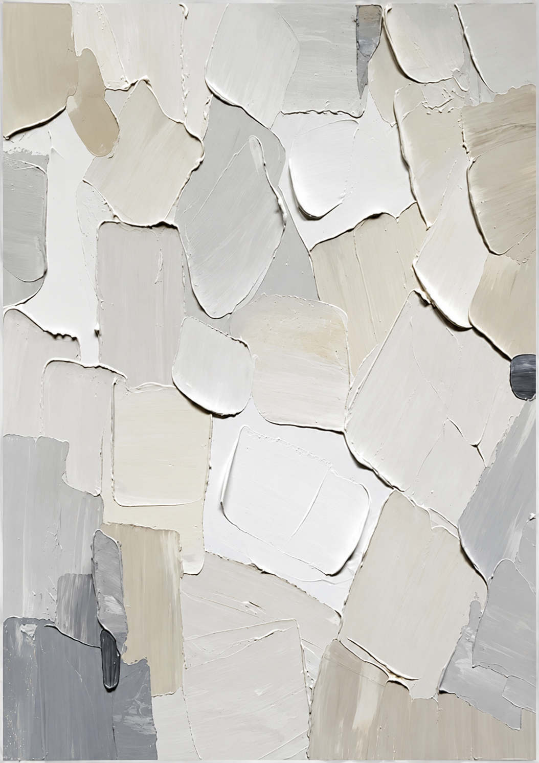 Modern 3D Textured Knife Palette Minimalist Art