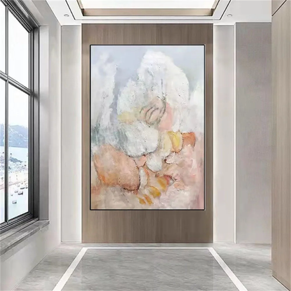 Abstract Expressionism Light Colour Textured Painting
