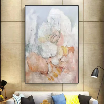 Abstract Expressionism Light Colour Textured Painting