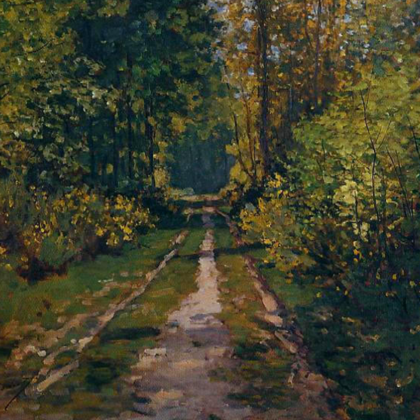 Monet Reproduction The Path in the Forest – Hand-Painted Impressionist Canvas