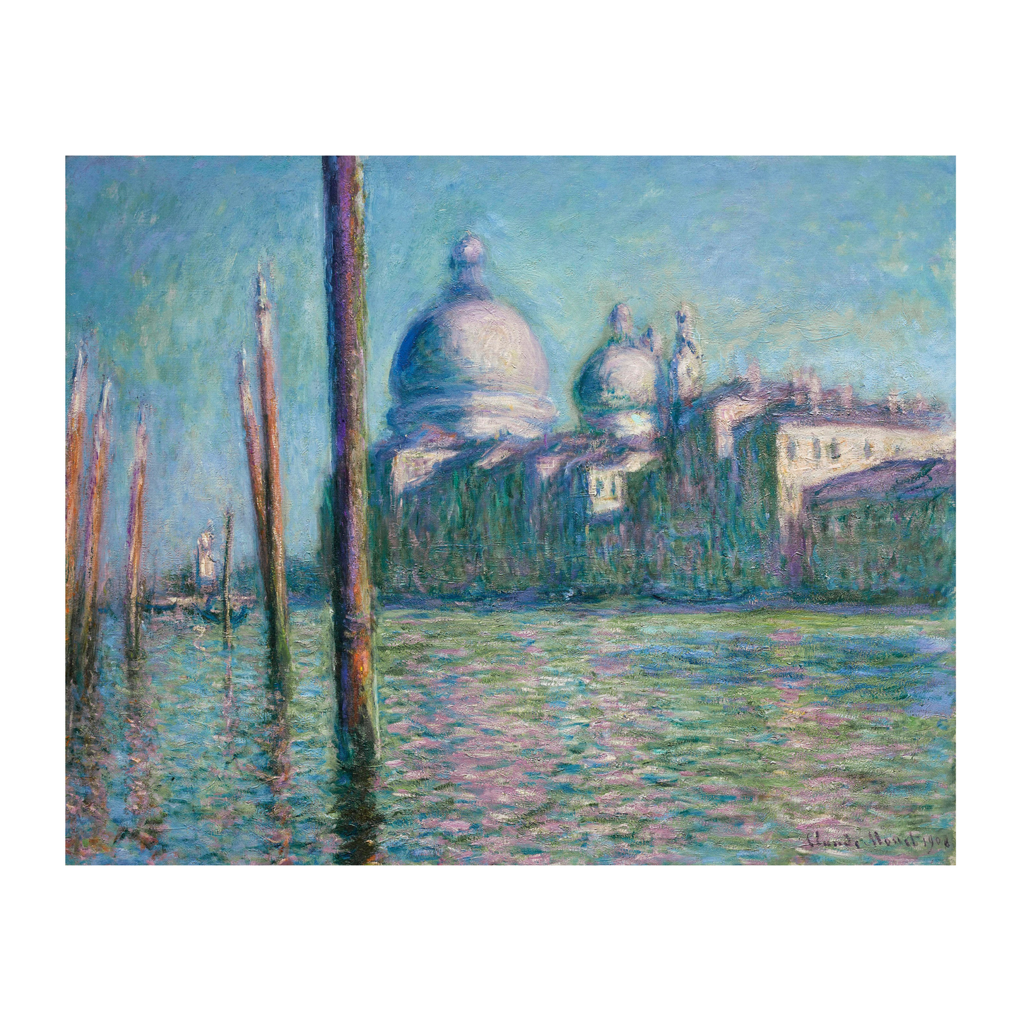 Monet Reproduction Santa Maria della Salute, Venice – Hand-Painted Impressionist Art