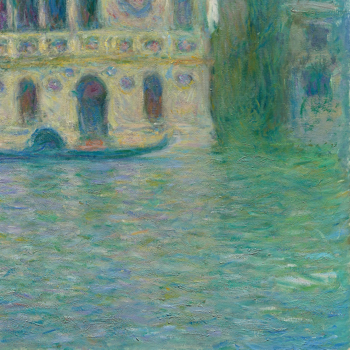 Monet Reproduction Palazzo da Mula, Venice – Hand-Painted Impressionist Art