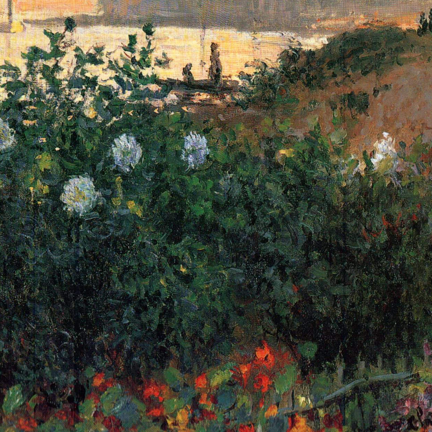 Monet Reproduction – Garden at Sainte-Adresse | Hand-Painted Impressionist Art