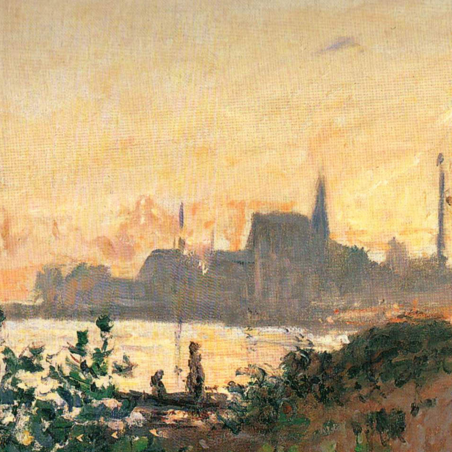 Monet Reproduction – Garden at Sainte-Adresse | Hand-Painted Impressionist Art