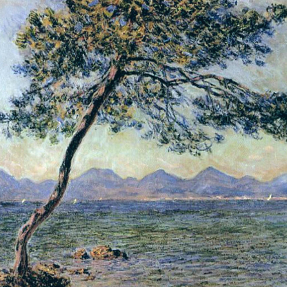 Monet Reproduction – Poplars Along the Epte | Hand-Painted Impressionist Landscape