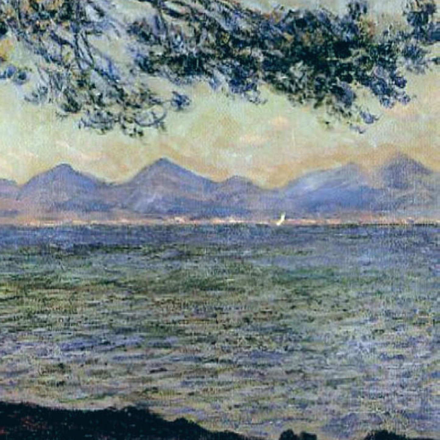 Monet Reproduction – Poplars Along the Epte | Hand-Painted Impressionist Landscape