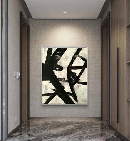 Abstract Franz Kline replica High Street Oil Painting