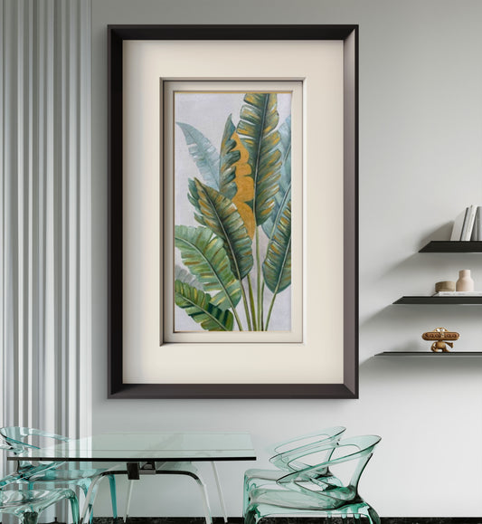 Banana Leaves 100% Hand Painted Contemporary Art