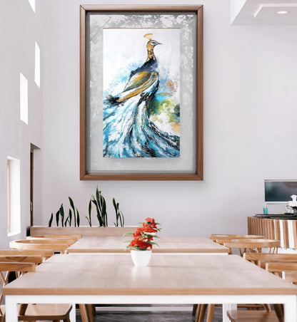 Beautiful Peacock 100% Hand Painted Modern Artwork