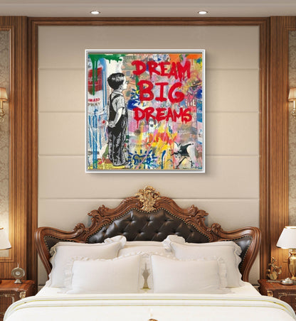 Big Dreams Alec Monopoly Graffiti Pop Art Painting