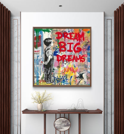 Big Dreams Alec Monopoly Graffiti Pop Art Painting