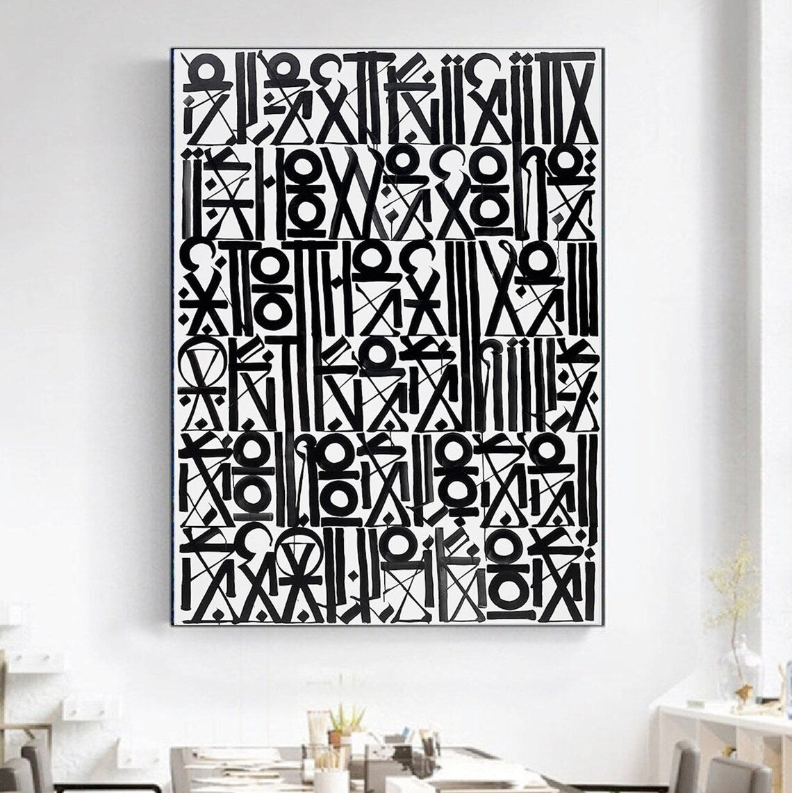 Black and White Retna Street Graffiti Pop Art