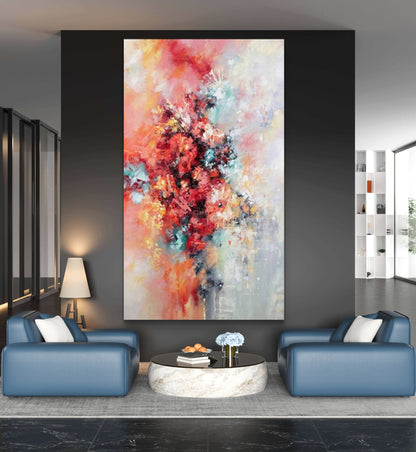 Blossom Flower 100% Hand Painted Abstract Art