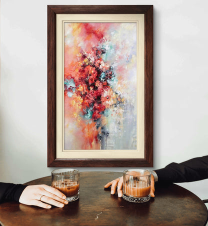 Blossom Flower 100% Hand Painted Abstract Art
