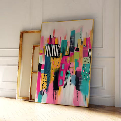 Bright & Vibrant Colourful Wall Art Canvas for Modern Decor