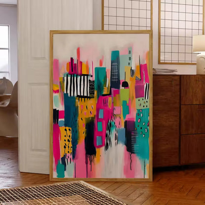 Bright & Vibrant Colourful Wall Art Canvas for Modern Decor