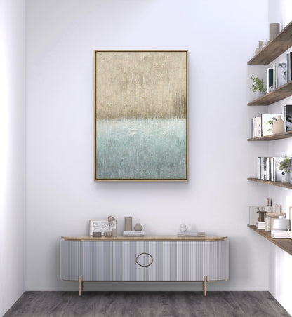 Brown & Grey Colour Aesthetic Abstract Oil Painting