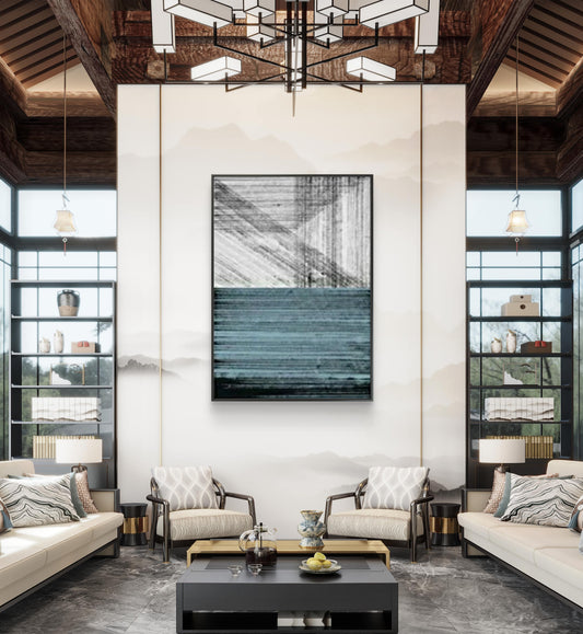 Contemporary Pattern 100% Hand Painted Canvas