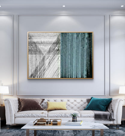 Contemporary Pattern 100% Hand Painted Canvas