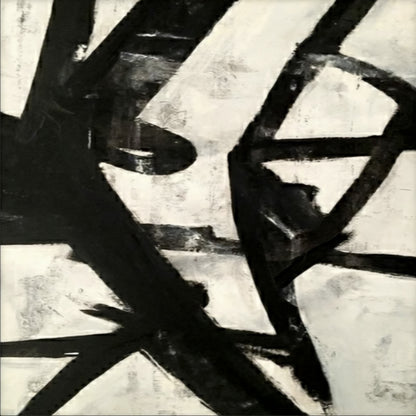 Abstract Franz Kline replica High Street Oil Painting