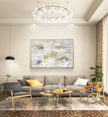 Elegant Neutral Abstract Art - Modern Wall Decor