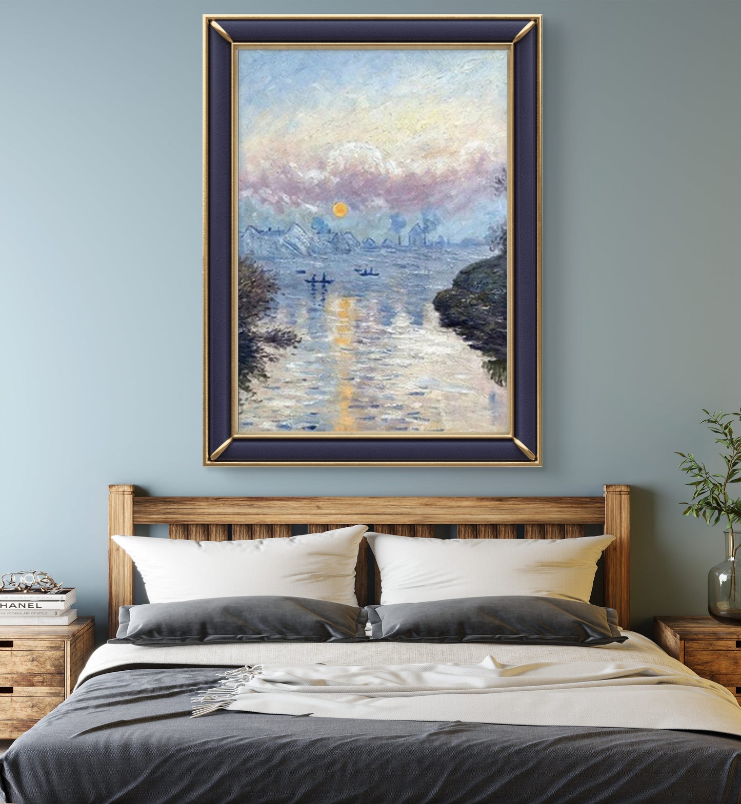 European Sunrise Handmade Canvas Oil Painting