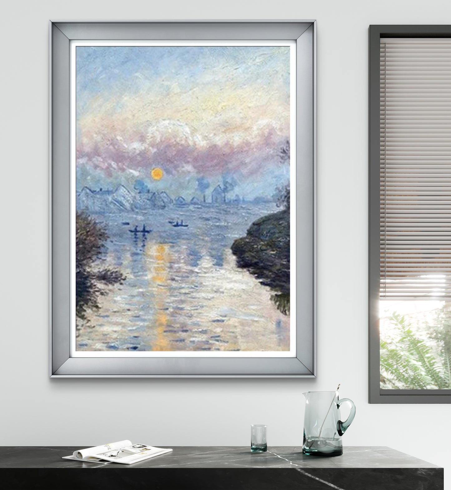 European Sunrise Handmade Canvas Oil Painting