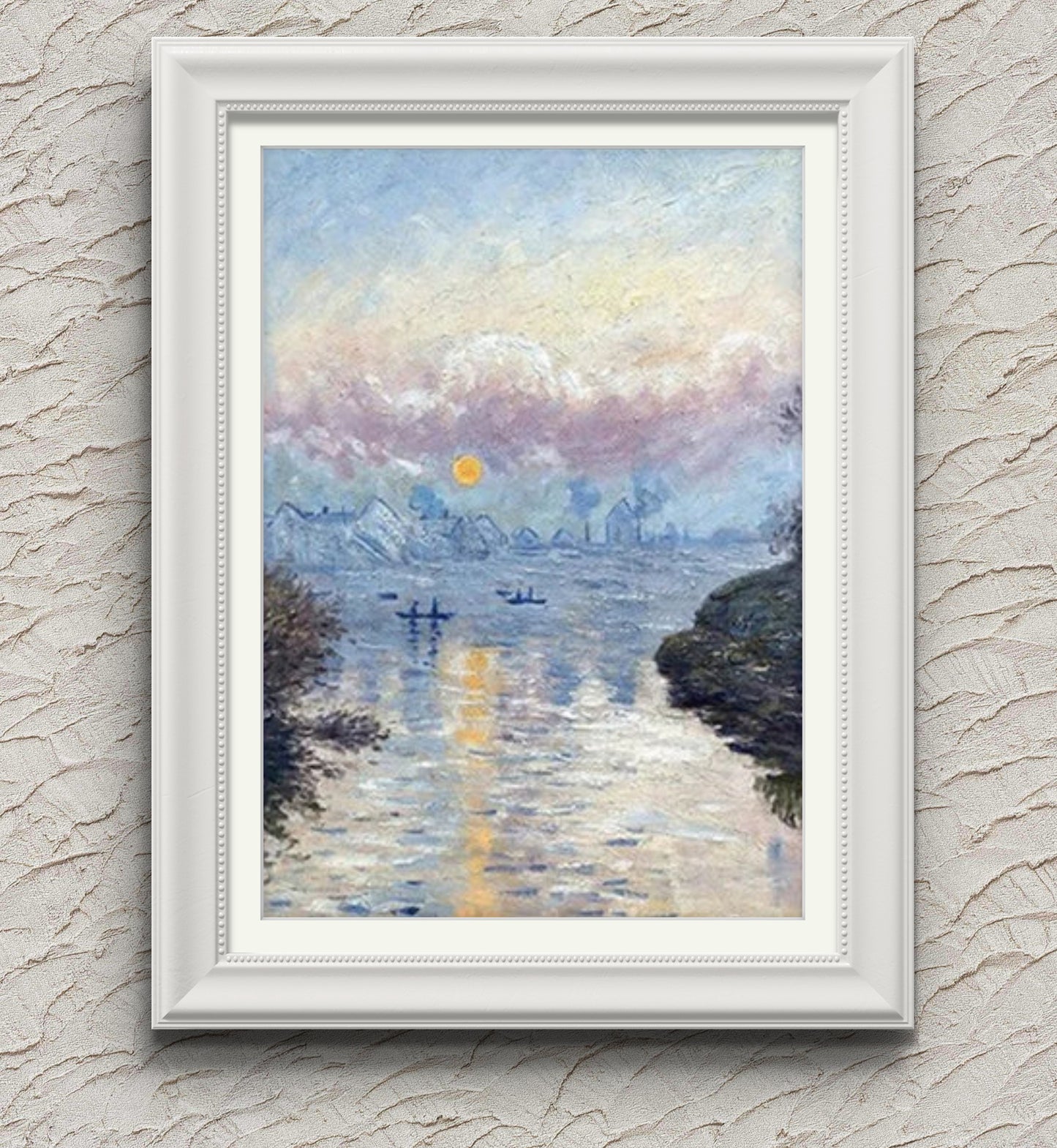 European Sunrise Handmade Canvas Oil Painting