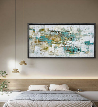 Extra Large Minimalist 100% Hand Painted Art