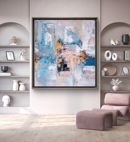 Pittura contemporanea astratta moderna extra large