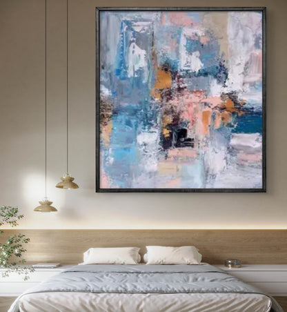 Pittura contemporanea astratta moderna extra large