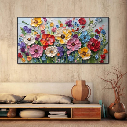 Garden Bloom 3D Textured Floral Wall Art