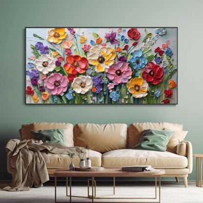 Garden Bloom 3D Textured Floral Wall Art