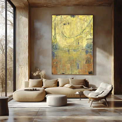 Gold Luxury Abstract Wall Art Oil Painting