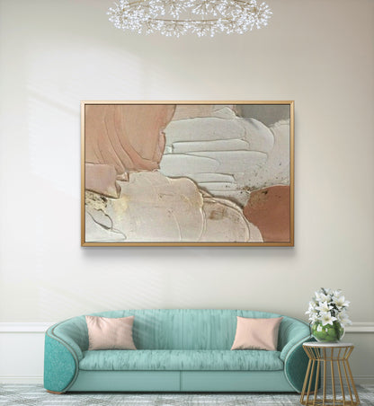 Heavy Textured 100% Hand Painted Minimalist Art
