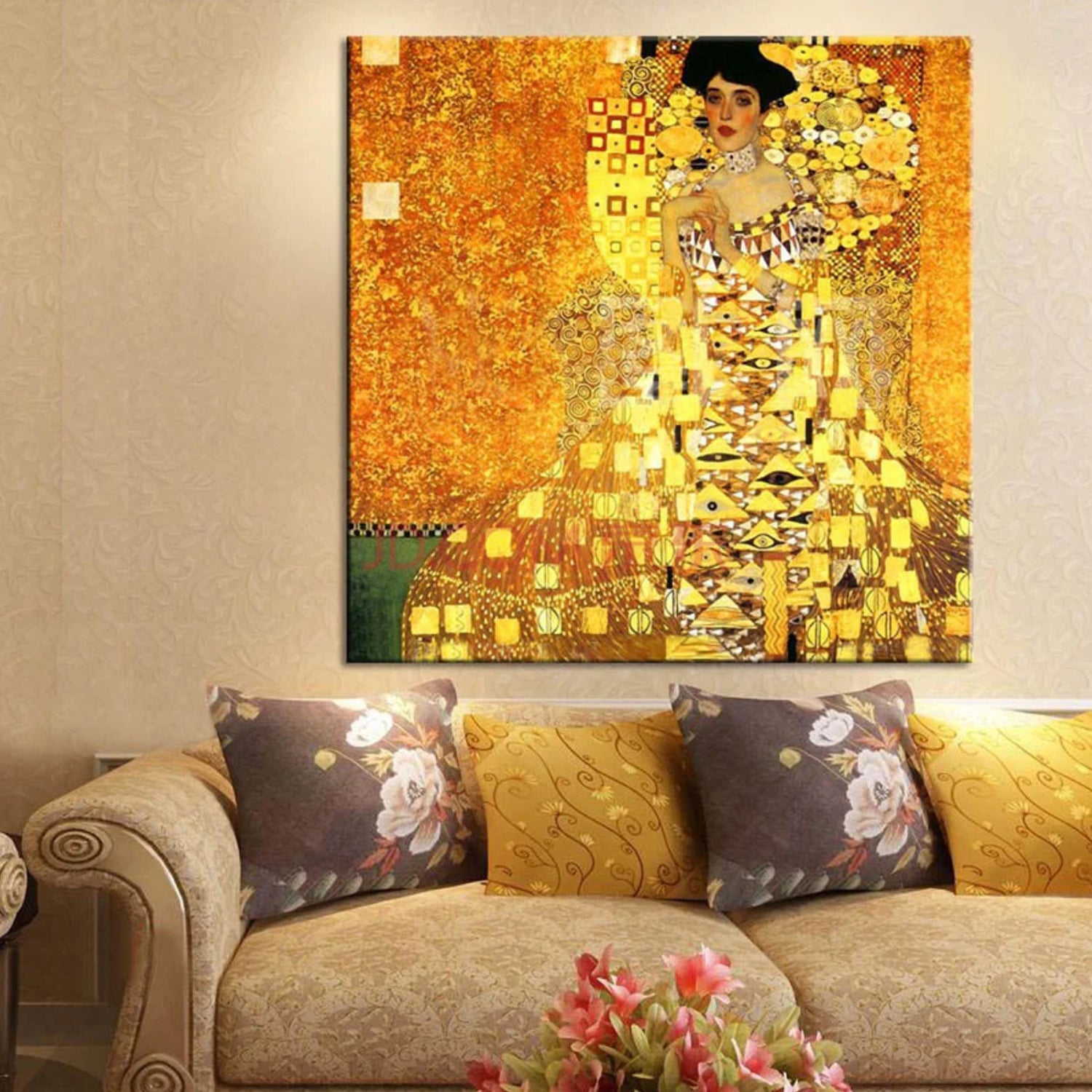 Golden Elegance High-Quality Gustav Klimt Reproduction