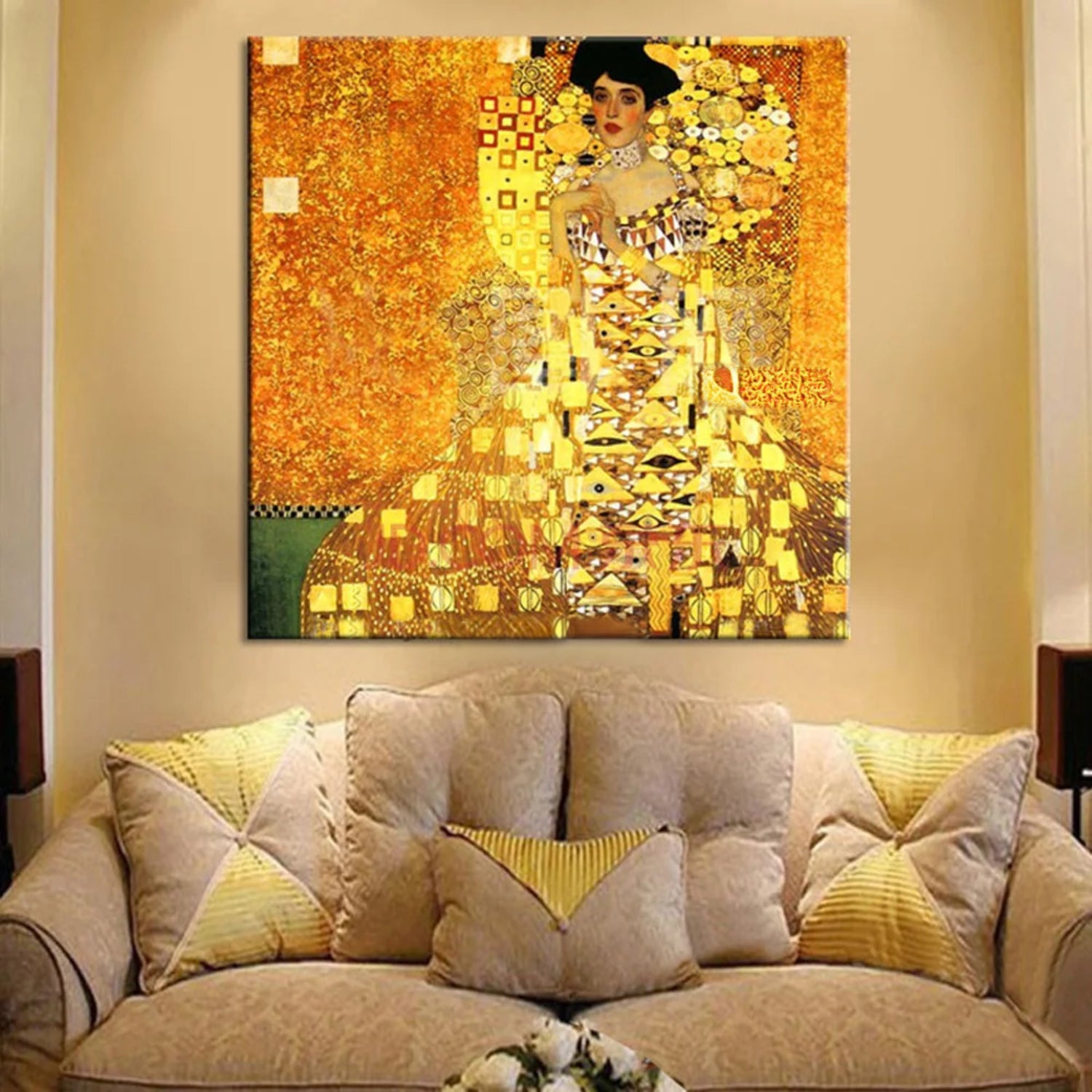 Golden Elegance High-Quality Gustav Klimt Reproduction