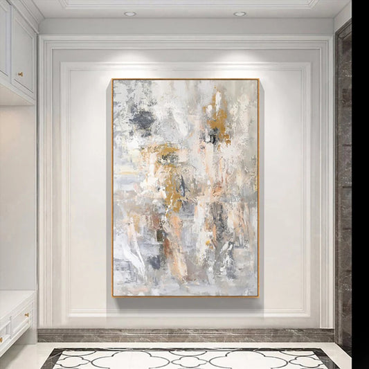 Elegant Neutral Abstract Art - Modern Wall Decor