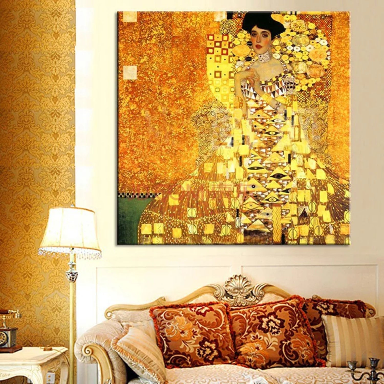 Golden Elegance High-Quality Gustav Klimt Reproduction