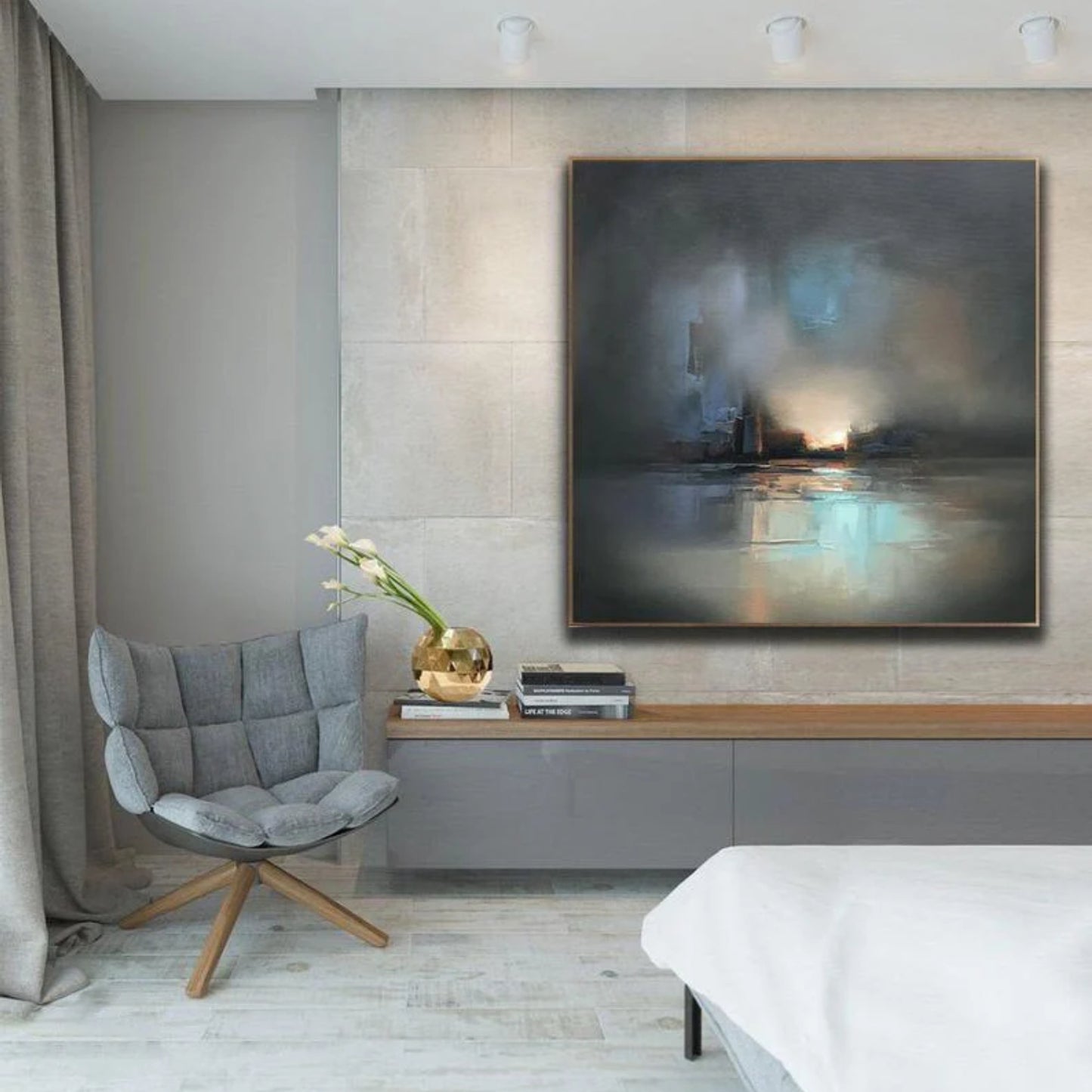 Large Abstract Living Room Wall Art Decor