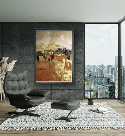 Modern Light Luxury Gold Decorative Painting