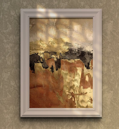 Modern Light Luxury Gold Decorative Painting