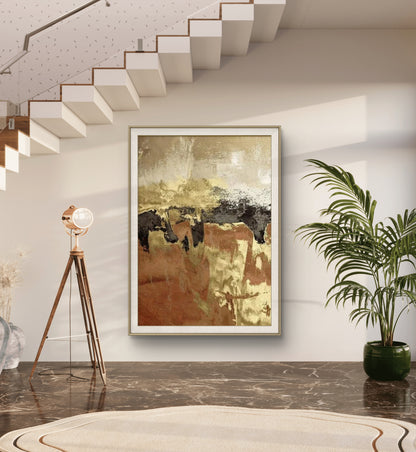 Modern Light Luxury Gold Decorative Painting