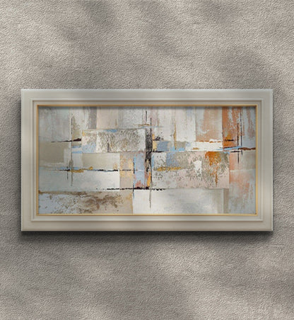 Modern Neutral Colours Minimalist Oil Painting